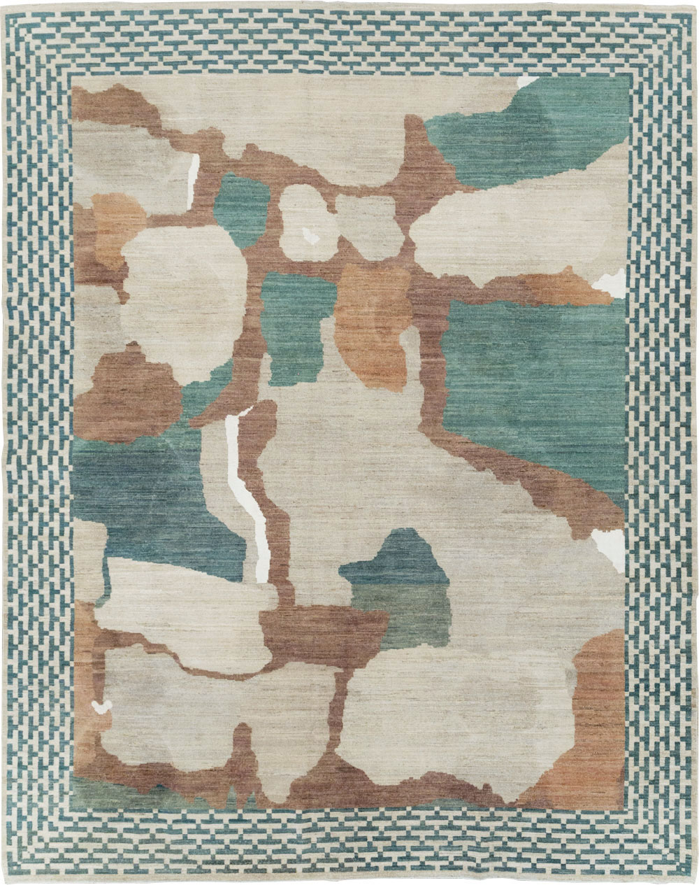 Modern East Turkestan Khotan Room Size Carpet, No.32208 - Gss
