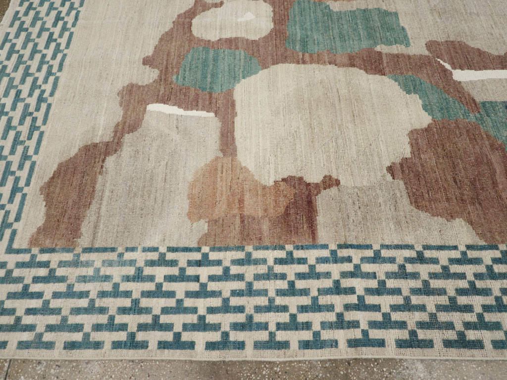 Modern East Turkestan Khotan Room Size Carpet, No.32208 - Gss