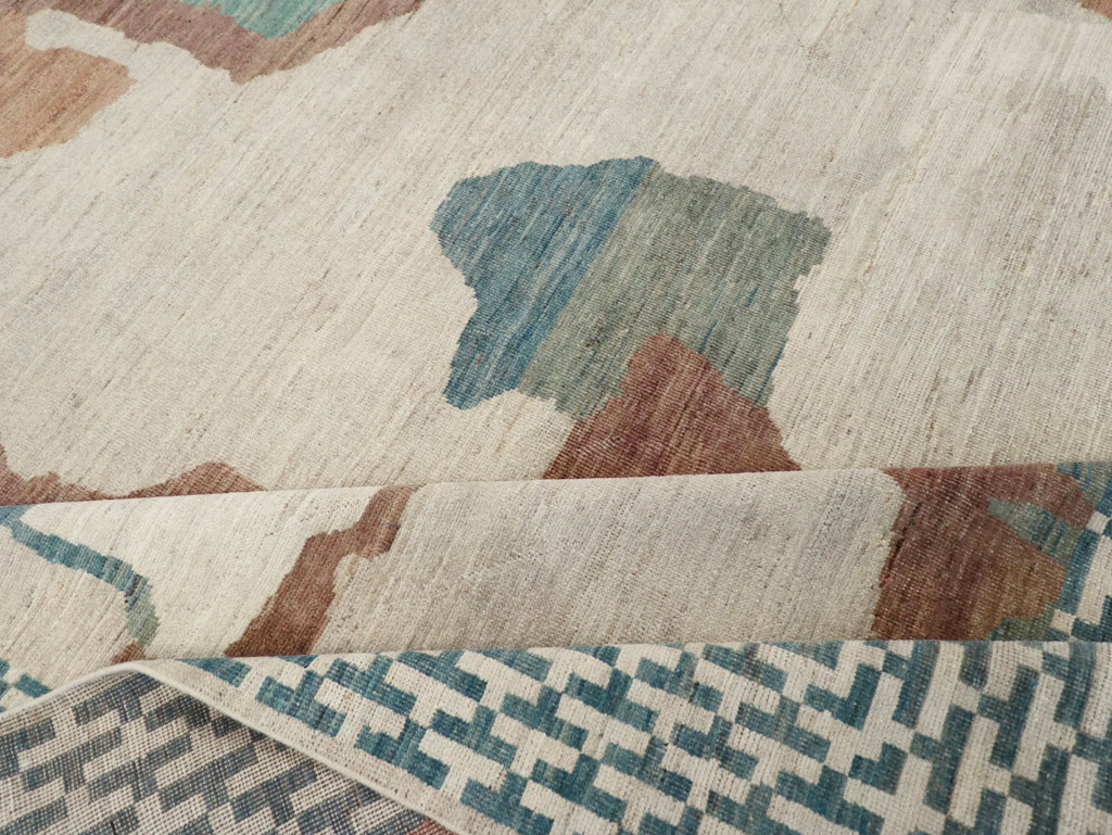 Modern East Turkestan Khotan Room Size Carpet, No.32208 - Gss