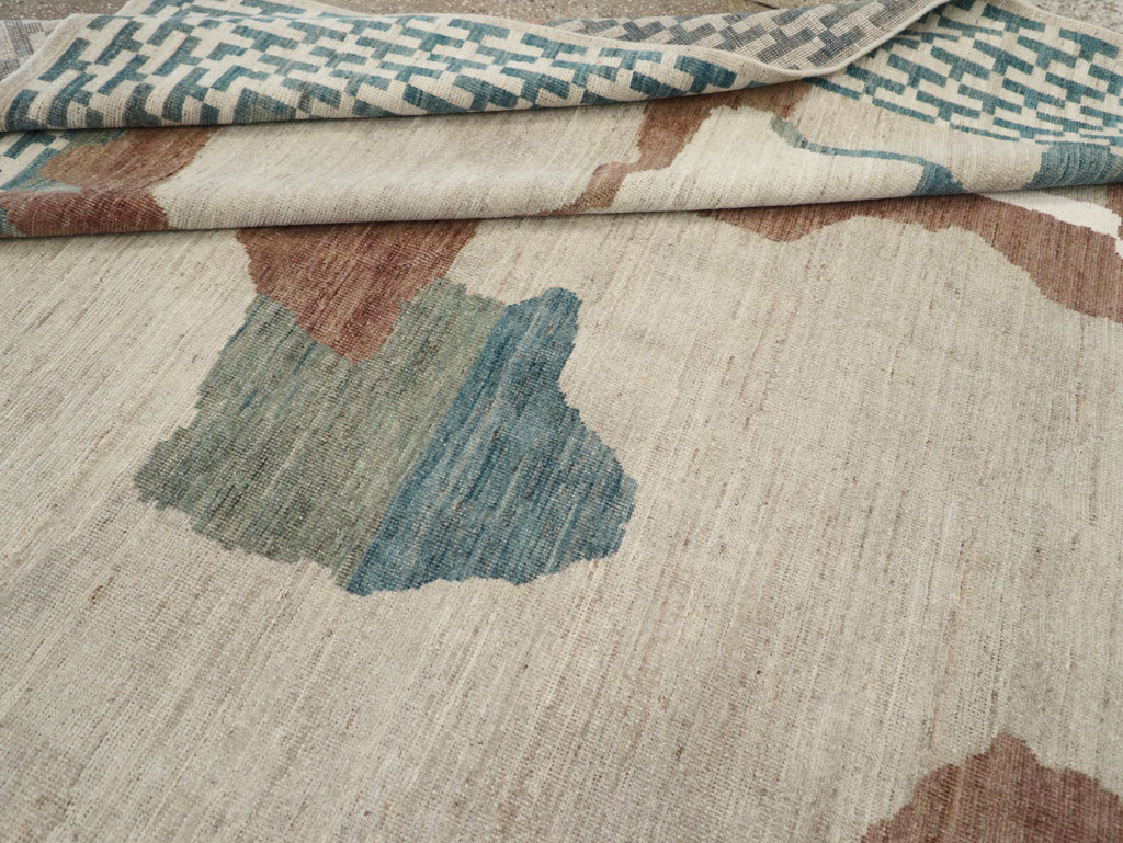 Modern East Turkestan Khotan Room Size Carpet, No.32208 - Gss