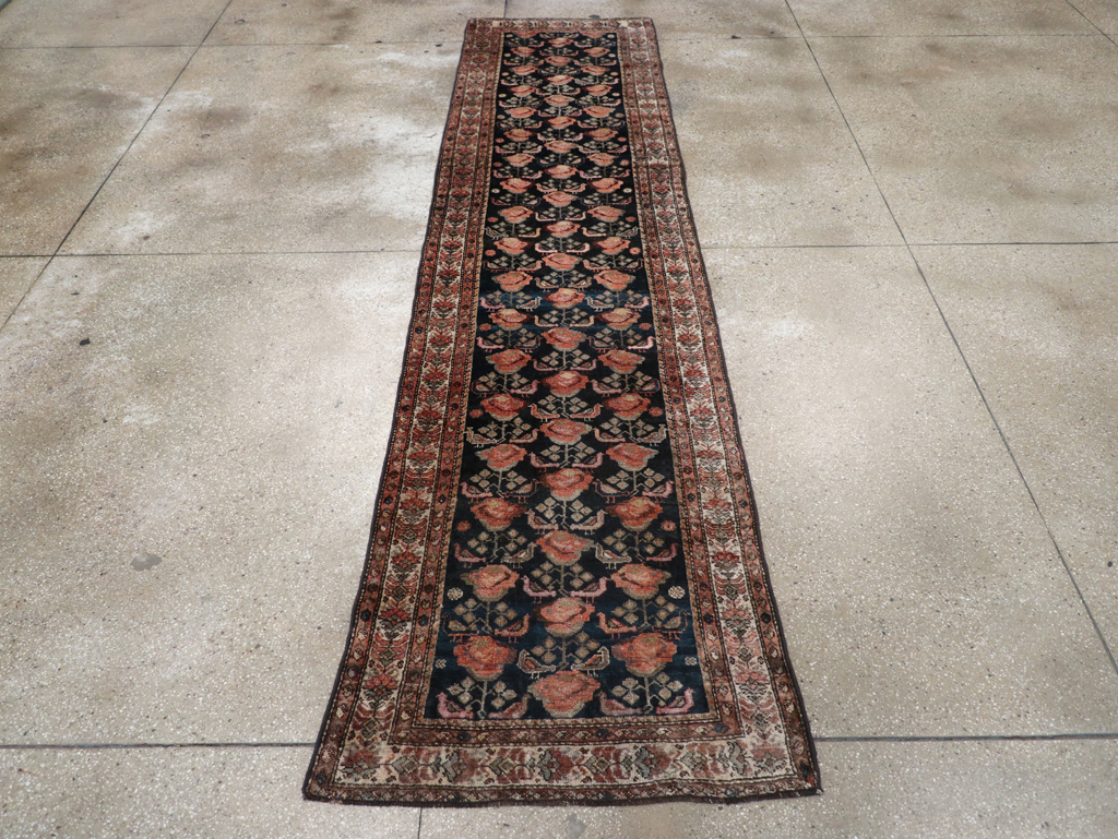 Antique Persian Kurdish Runner, No.32210 - Gss