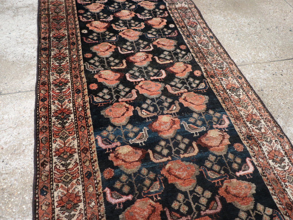 Antique Persian Kurdish Runner, No.32210 - Gss