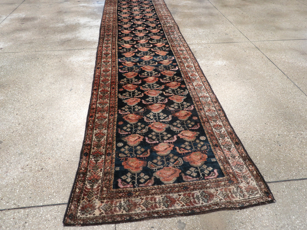 Antique Persian Kurdish Runner, No.32210 - Gss