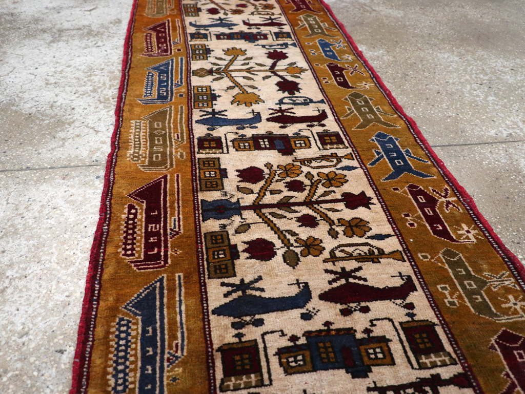 Vintage Afghan War Rug, No.32212 - Gss