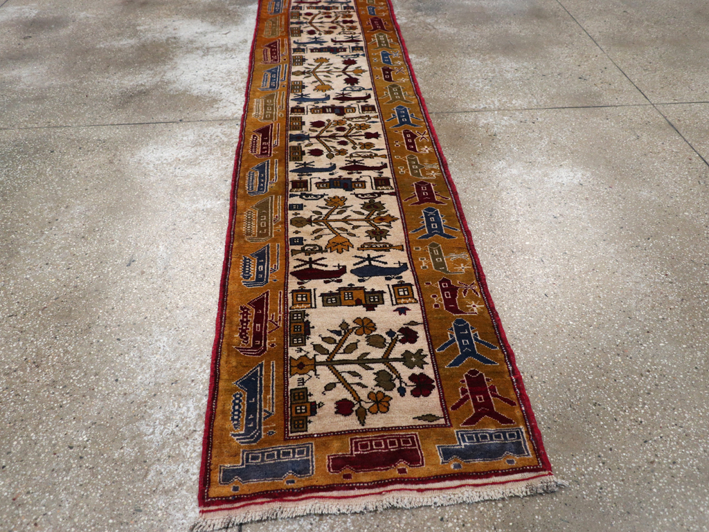 Vintage Afghan War Rug, No.32212 - Gss