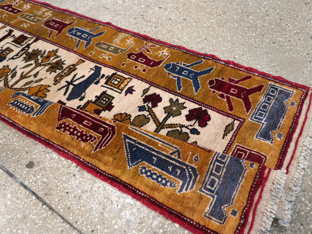 Vintage Afghan War Rug, No.32212 - Gss