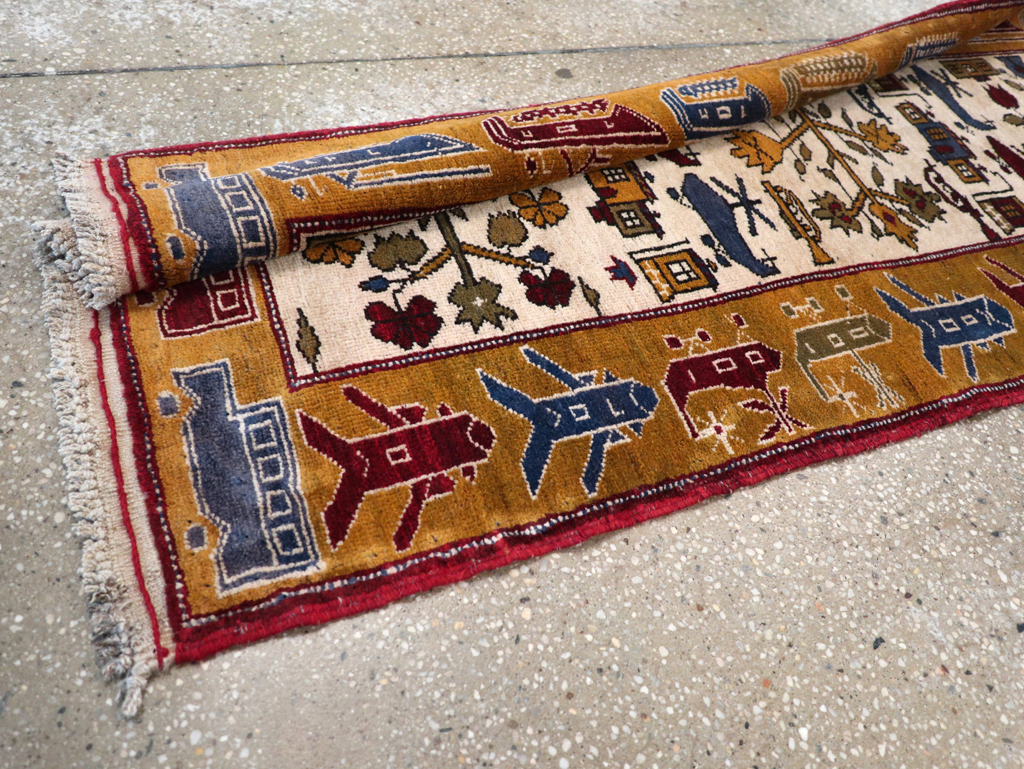 Vintage Afghan War Rug, No.32212 - Gss