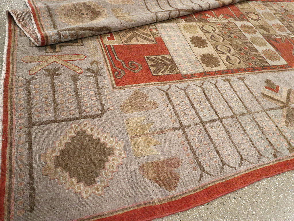 Antique East Turkestan Khotan Gallery Rug, No.32215 - Gss