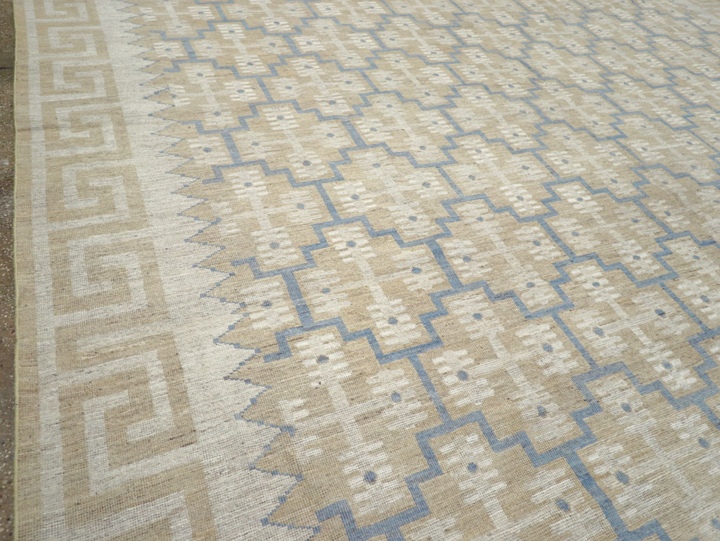 Modern East Turkestan Khotan Large Room Size Carpet, No.32217 - Gss