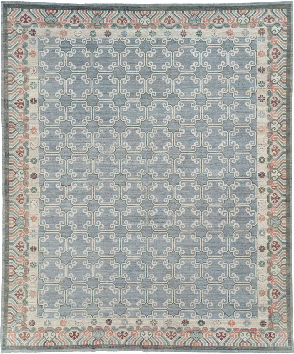 Modern East Turkestan Khotan Large Room Size Carpet, No.32219 - Gss