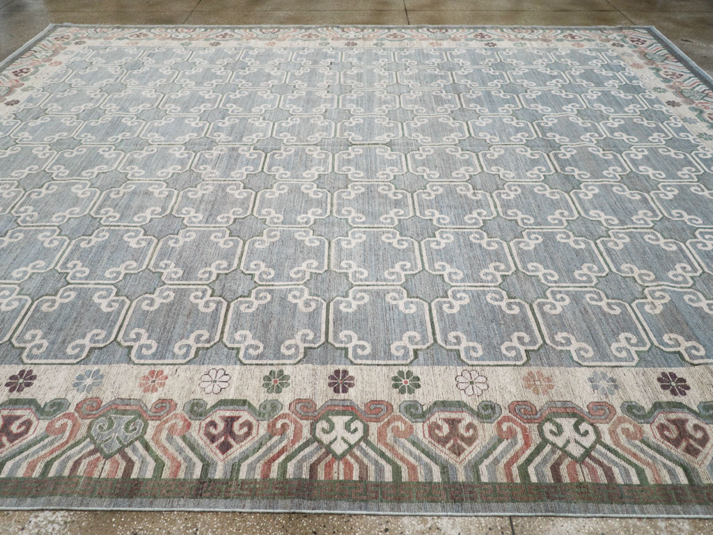 Modern East Turkestan Khotan Large Room Size Carpet, No.32219 - Gss