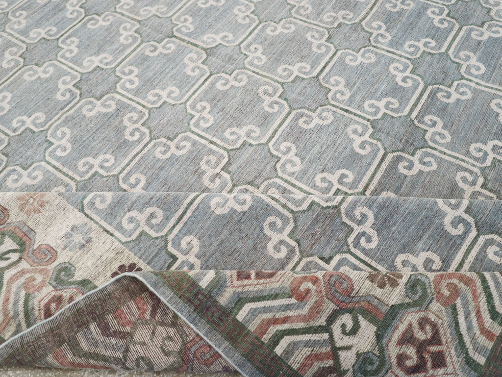 Modern East Turkestan Khotan Large Room Size Carpet, No.32219 - Gss