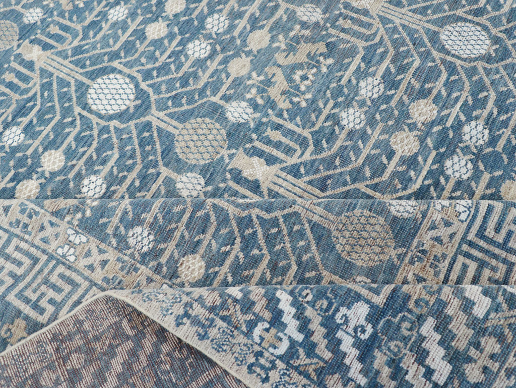 Modern East Turkestan Khotan Small Room Size Carpet, No.32221 - Gss