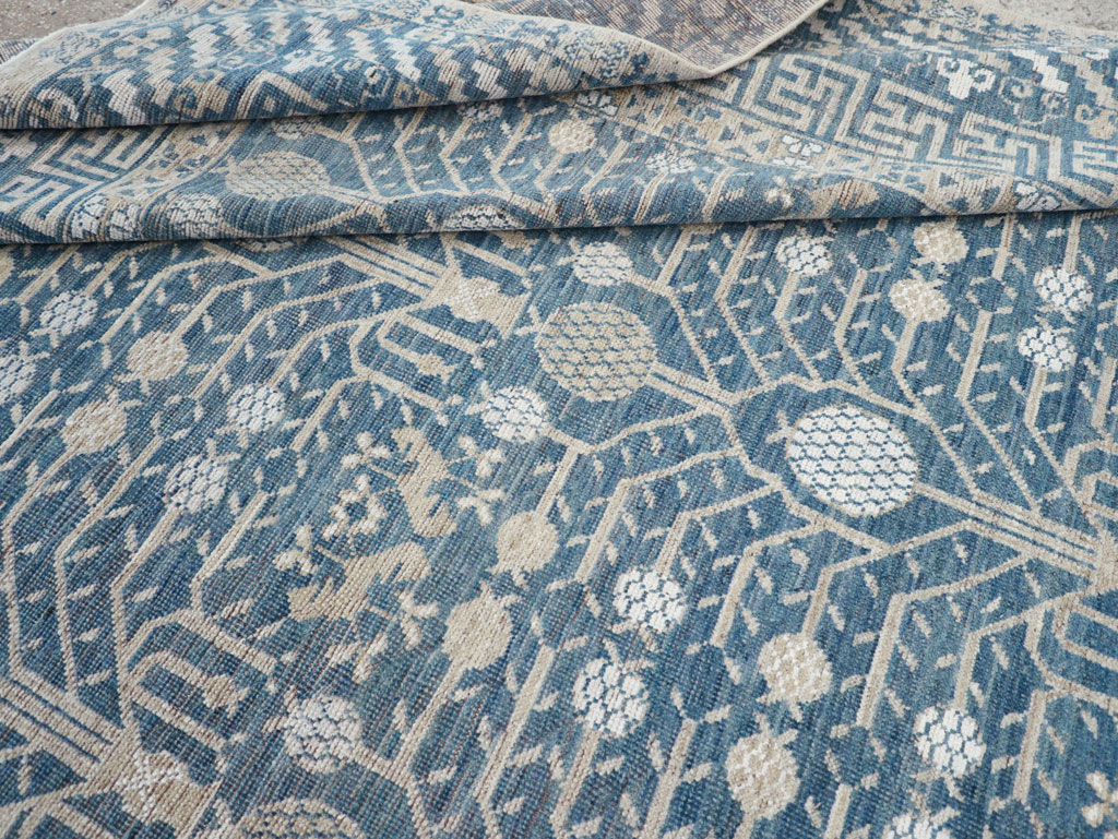 Modern East Turkestan Khotan Small Room Size Carpet, No.32221 - Gss