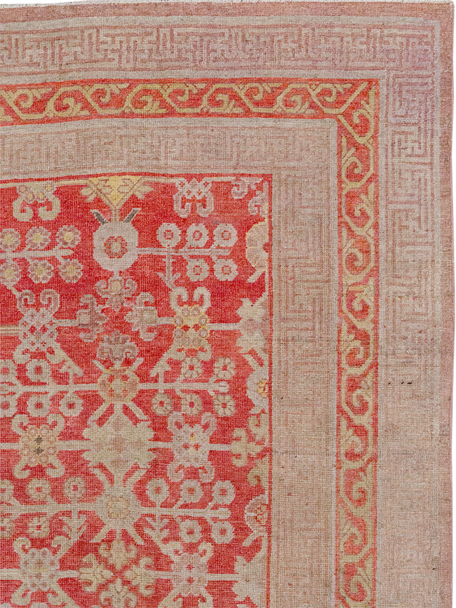 Antique East Turkestan Khotan Gallery Carpet, No.32227 - Gss