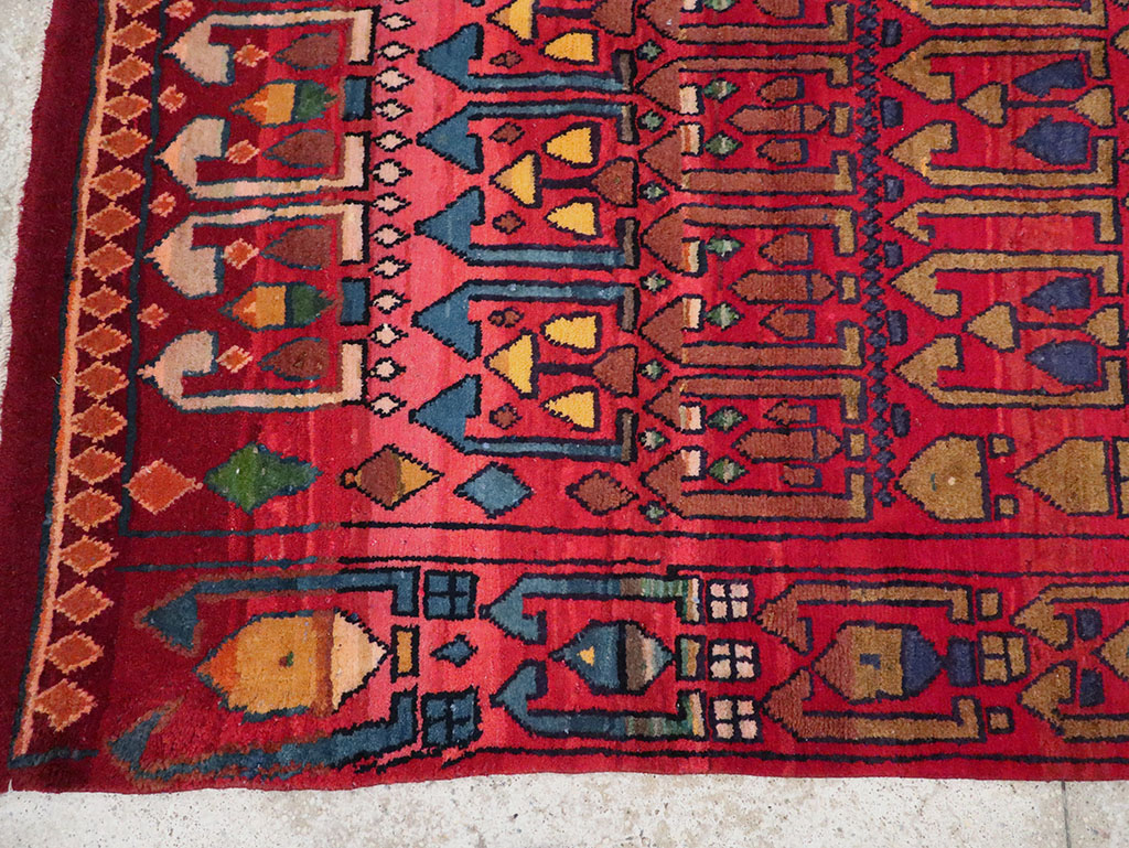 Vintage Persian Gabbeh Accent Rug, No.32232 - Gss