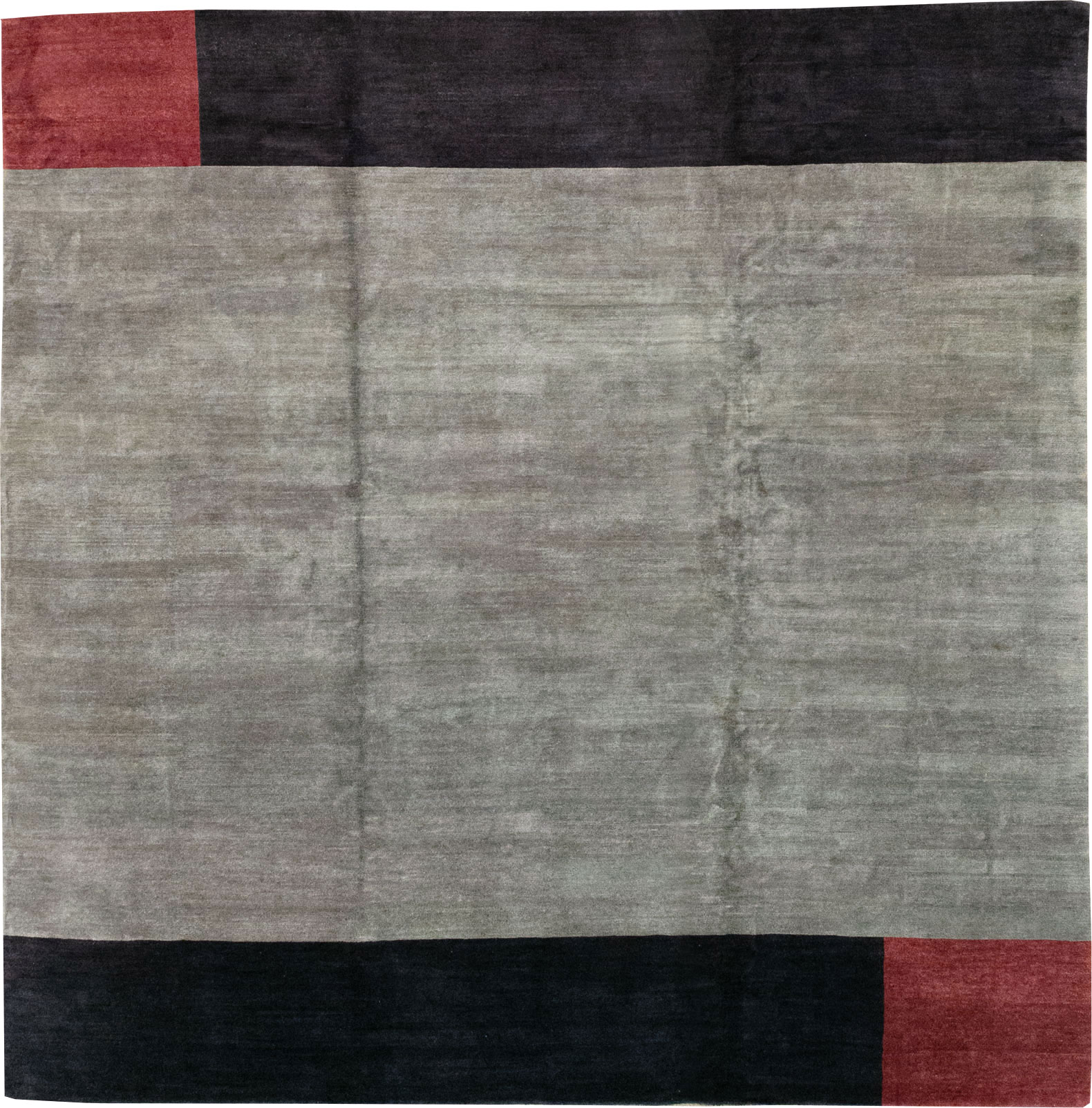 Modern Tibetan Art Deco Style Large Square Carpet, No.32241 - Gss