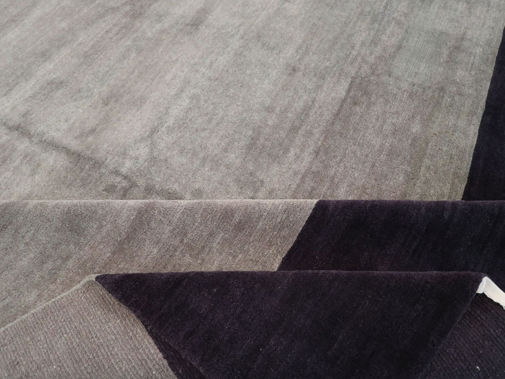 Modern Tibetan Art Deco Style Large Square Carpet, No.32241 - Gss