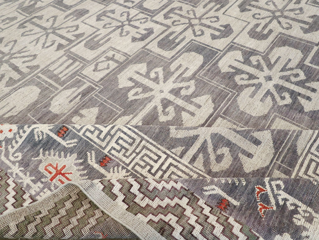 Modern East Turkestan Khotan Large Square Carpet, No.32245 - Gss