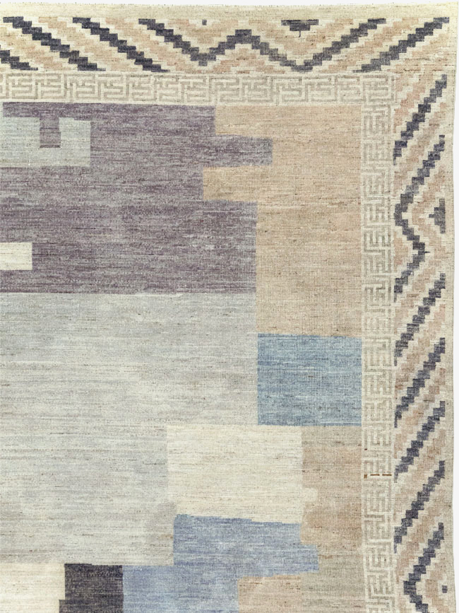 Modern East Turkestan Khotan Room Size Carpet, No.32246 - Gss