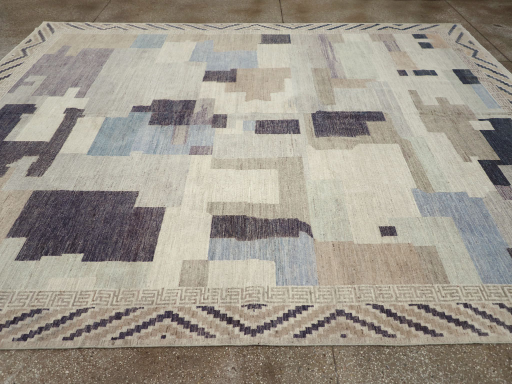 Modern East Turkestan Khotan Room Size Carpet, No.32246 - Gss