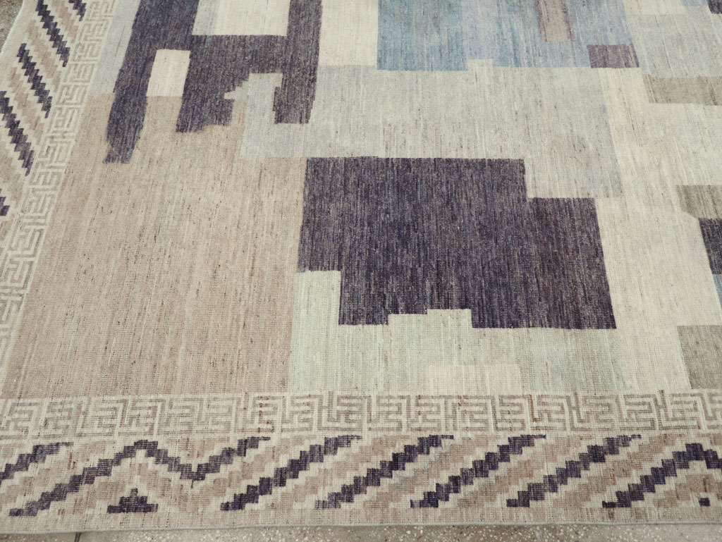 Modern East Turkestan Khotan Room Size Carpet, No.32246 - Gss