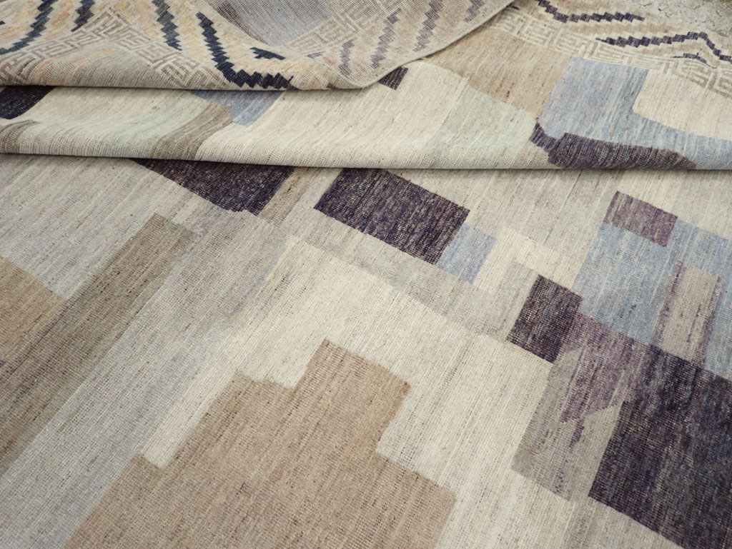 Modern East Turkestan Khotan Room Size Carpet, No.32246 - Gss