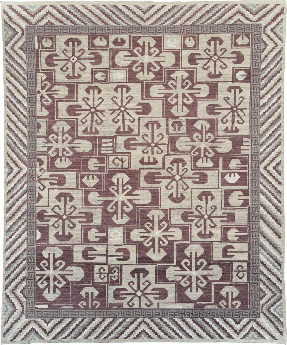 Modern East Turkestan Khotan Large Room Size Carpet, No.32250 - Gss