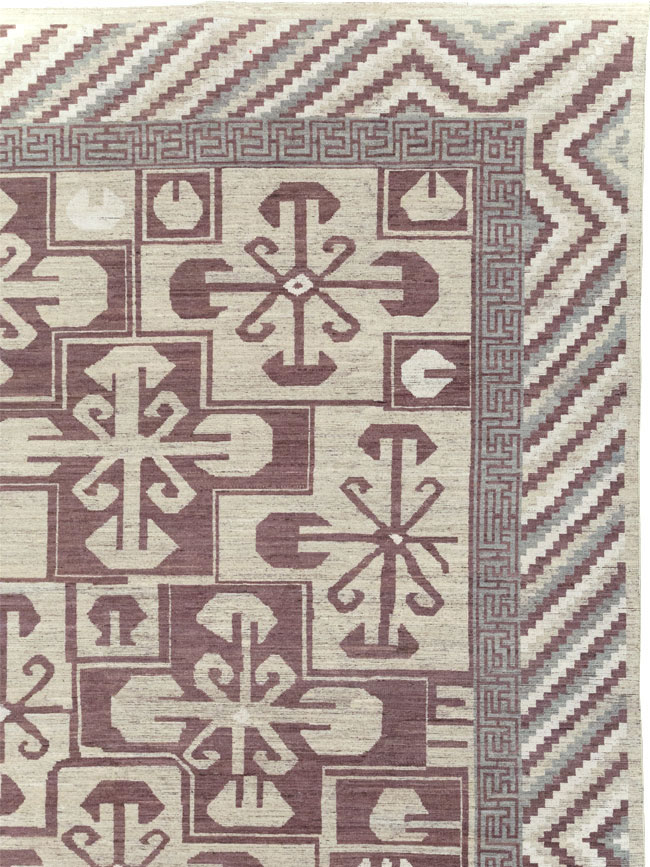 Modern East Turkestan Khotan Large Room Size Carpet, No.32250 - Gss