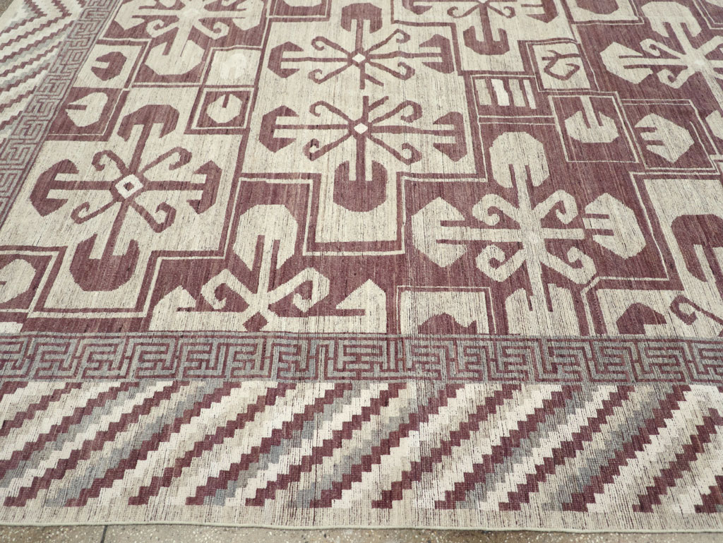 Modern East Turkestan Khotan Large Room Size Carpet, No.32250 - Gss