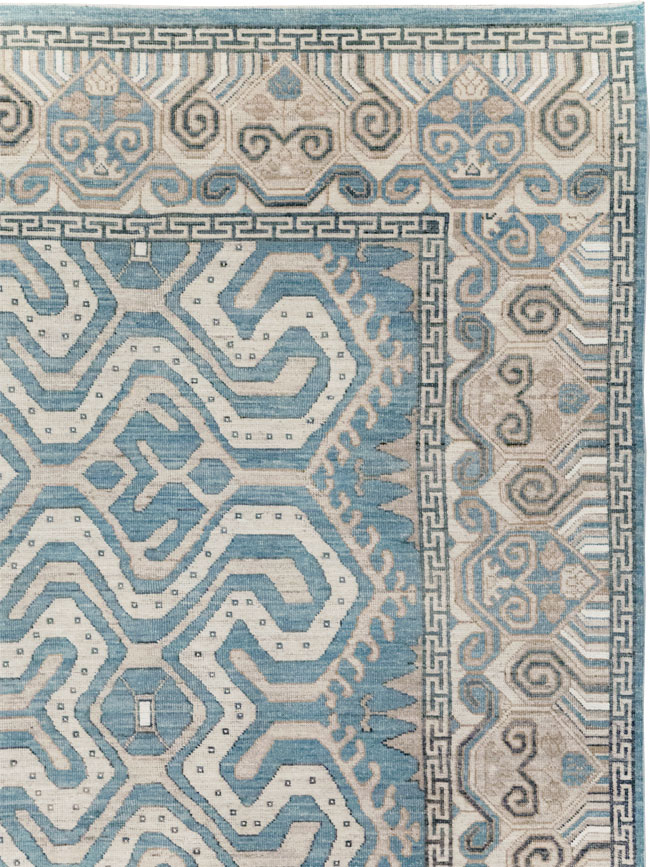 Modern East Turkestan Khotan Room Size Carpet, No.32251 - Gss