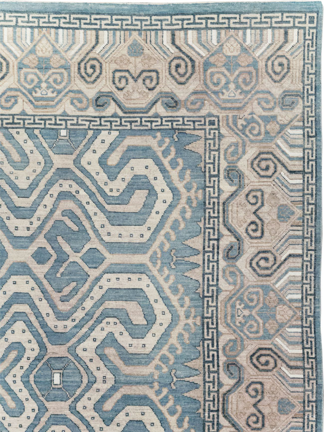 Modern East Turkestan Khotan Room Size Carpet, No.32251 - Gss