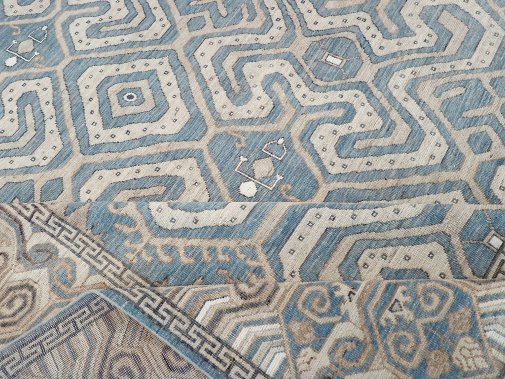 Modern East Turkestan Khotan Room Size Carpet, No.32251 - Gss