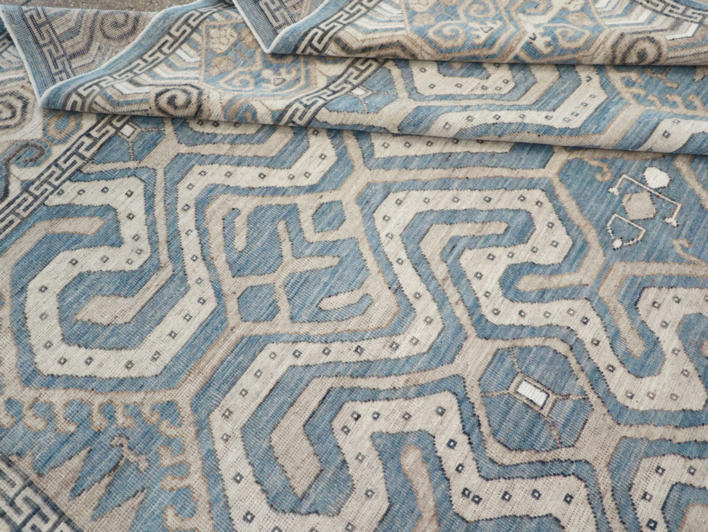 Modern East Turkestan Khotan Room Size Carpet, No.32251 - Gss