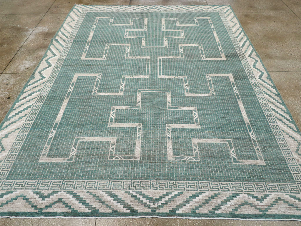 Modern African Tuareg Inspired East Turkestan Khotan Carpet, No.32252 - Gss