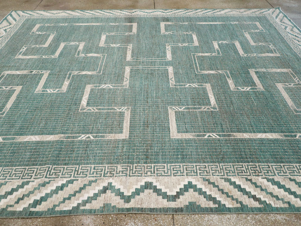 African Tuareg Inspired Modern East Turkestan Khotan Carpet, No.32252 - Gss