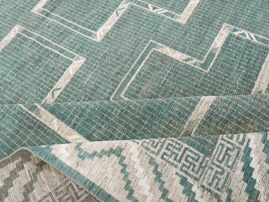 African Tuareg Inspired Modern East Turkestan Khotan Carpet, No.32252 - Gss