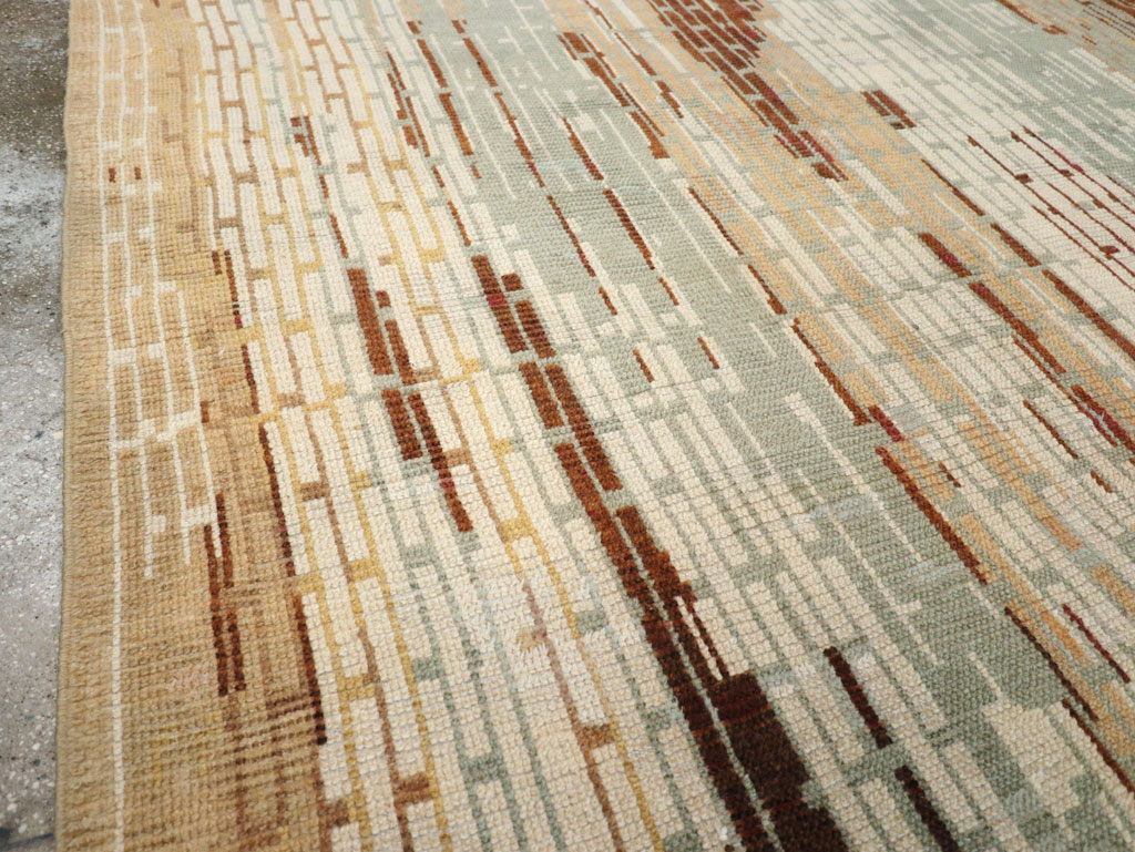 Vintage French Art Deco Small Room Size Carpet, No.32258 - Gss