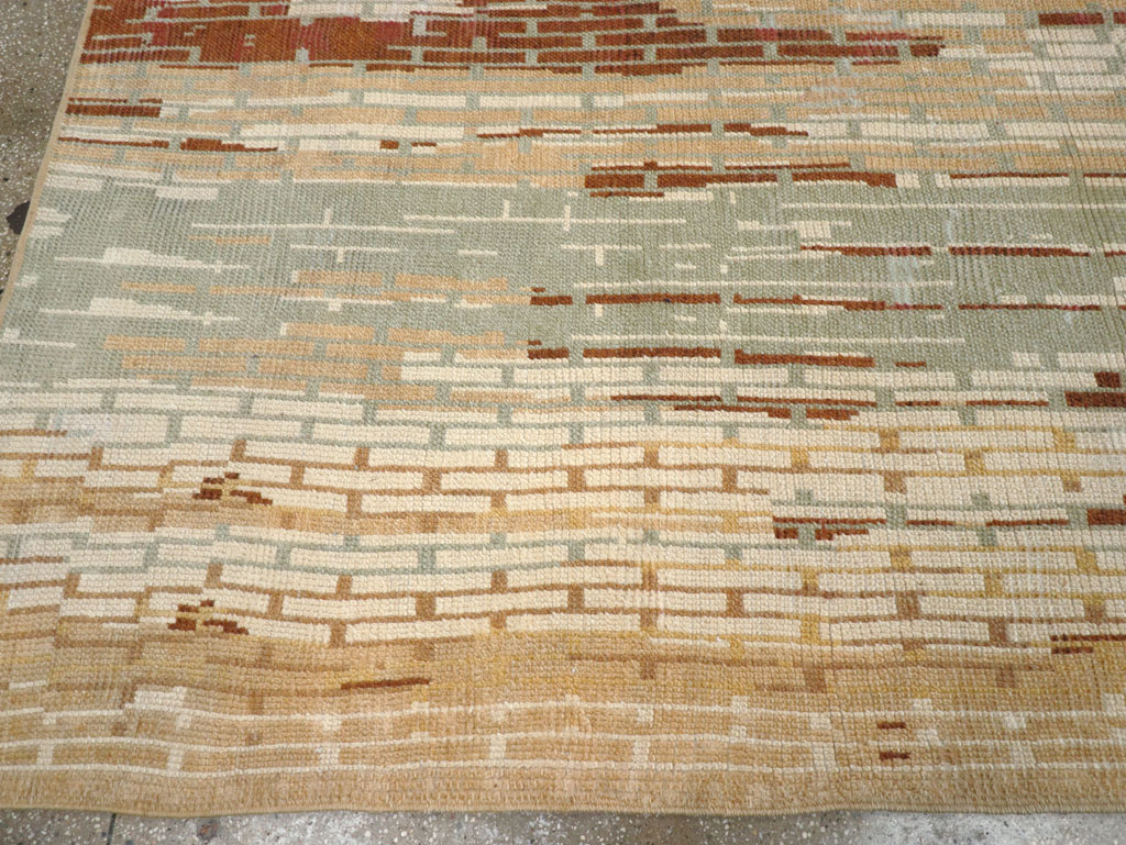 Vintage French Art Deco Small Room Size Carpet, No.32258 - Gss