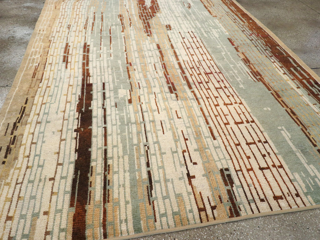 Vintage French Art Deco Small Room Size Carpet, No.32258 - Gss