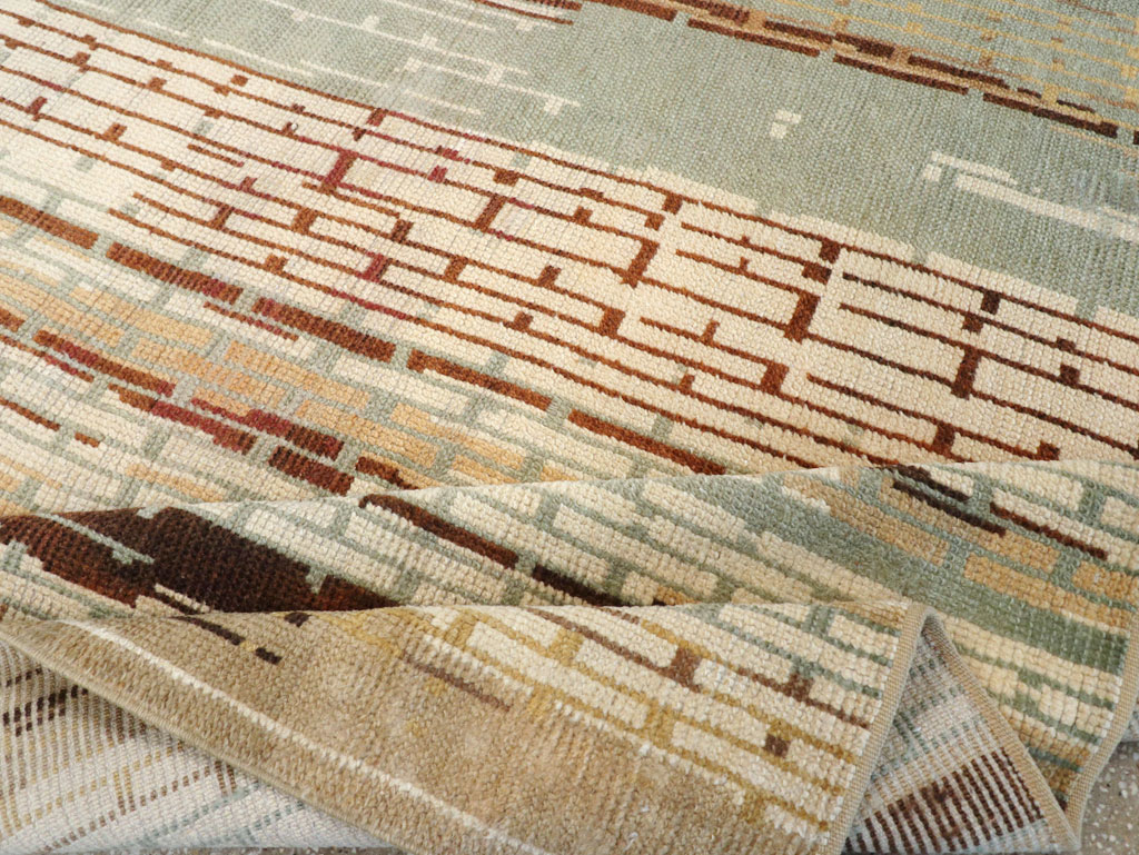 Vintage French Art Deco Small Room Size Carpet, No.32258 - Gss