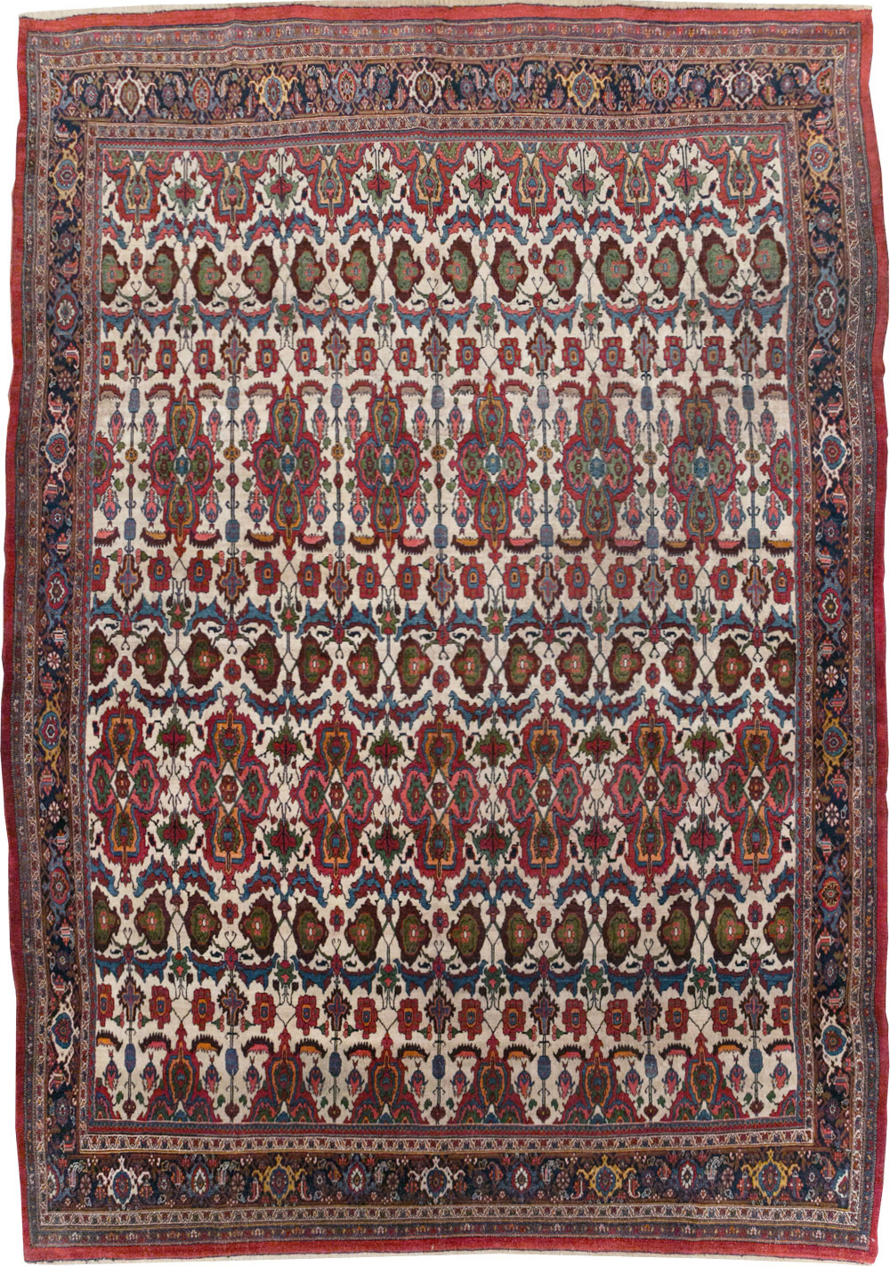 Antique Persian Bidjar Room Size Carpet, No.32260 - Gss