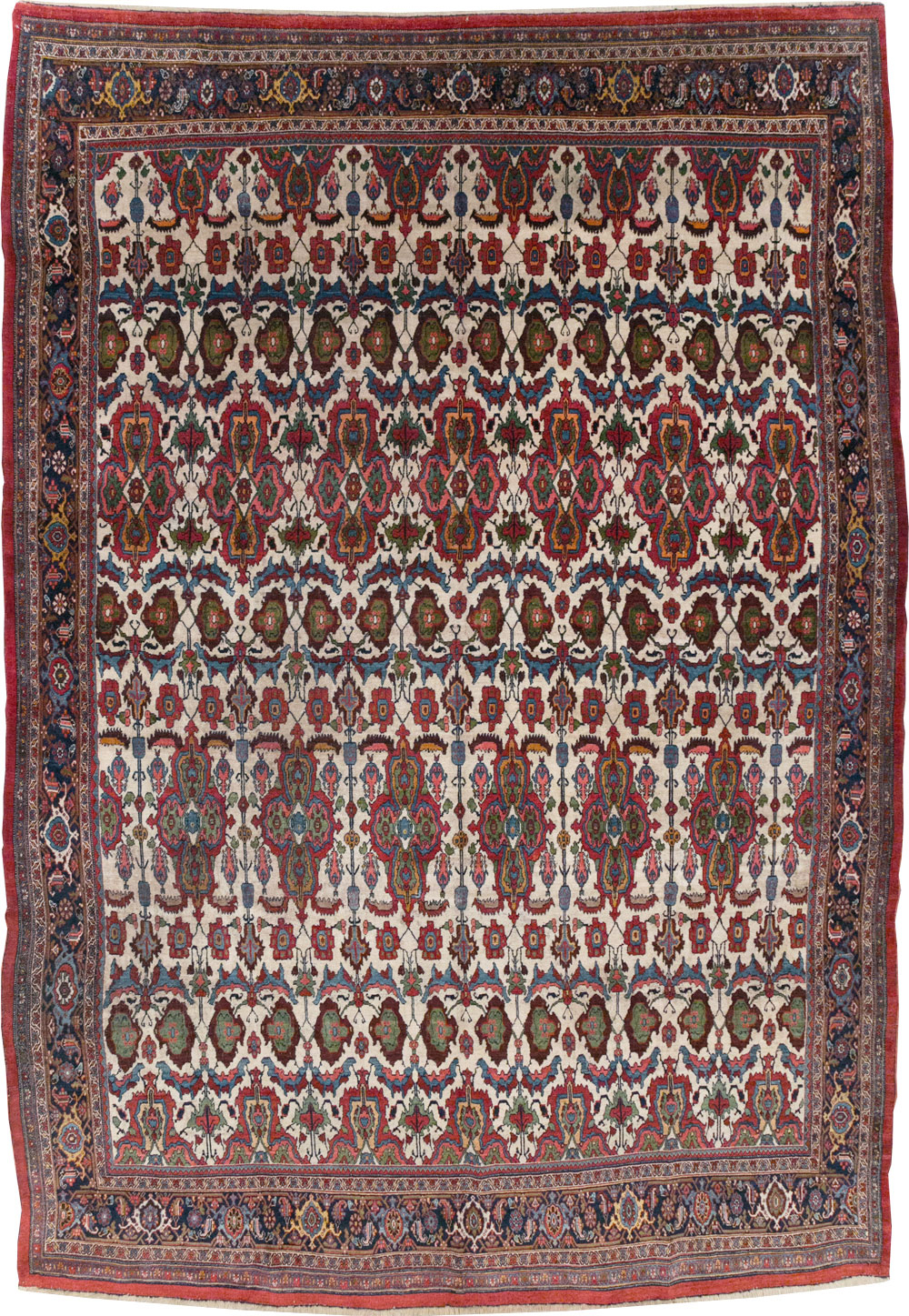 Antique Persian Bidjar Room Size Carpet, No.32260 - Gss