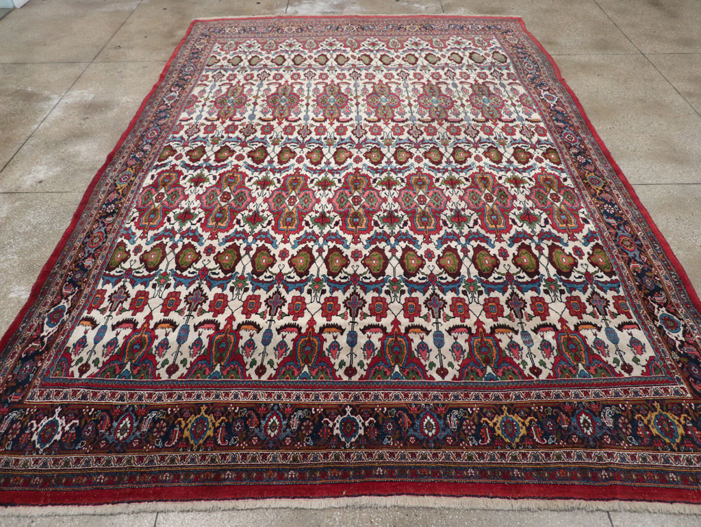 Antique Persian Bidjar Room Size Carpet, No.32260 - Gss