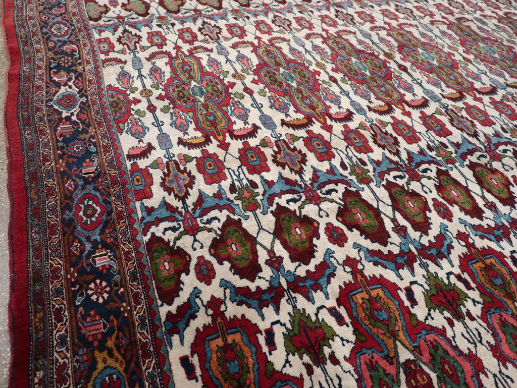 Antique Persian Bidjar Room Size Carpet, No.32260 - Gss