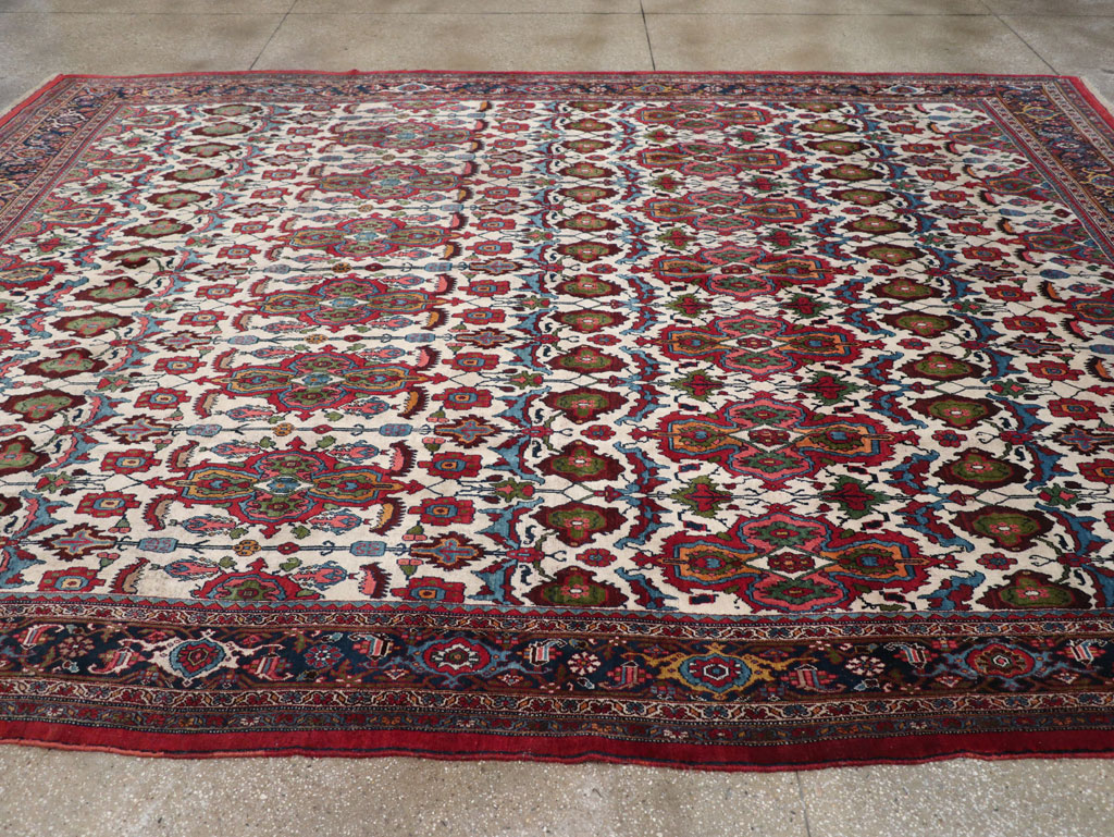 Antique Persian Bidjar Room Size Carpet, No.32260 - Gss