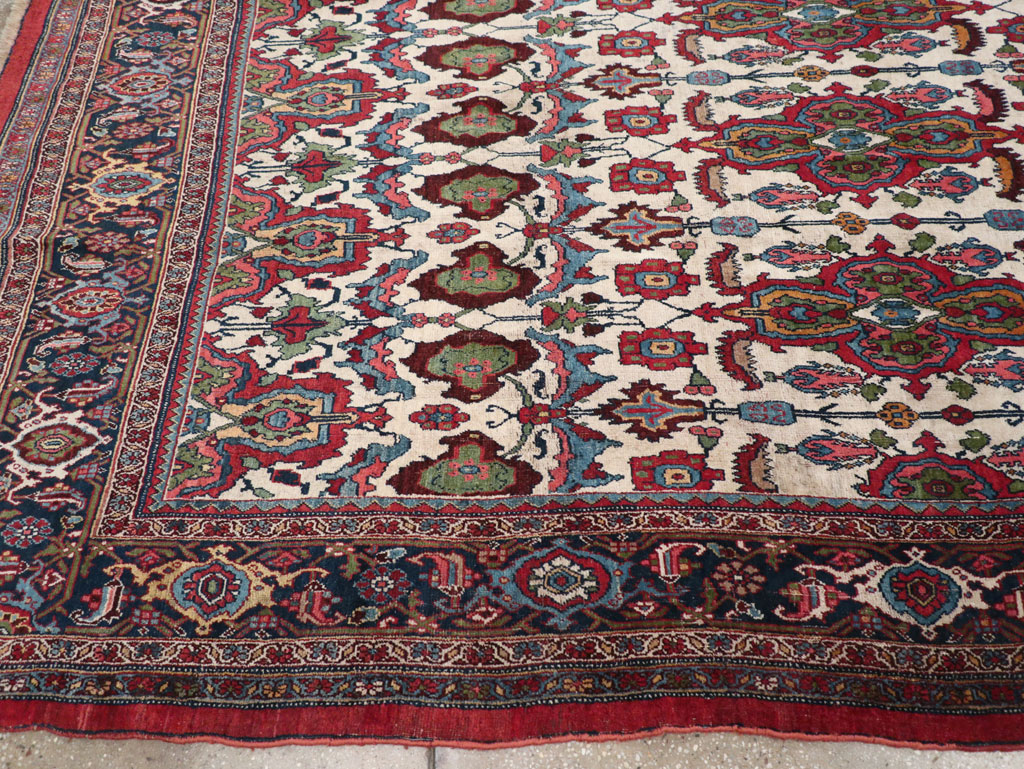 Antique Persian Bidjar Room Size Carpet, No.32260 - Gss