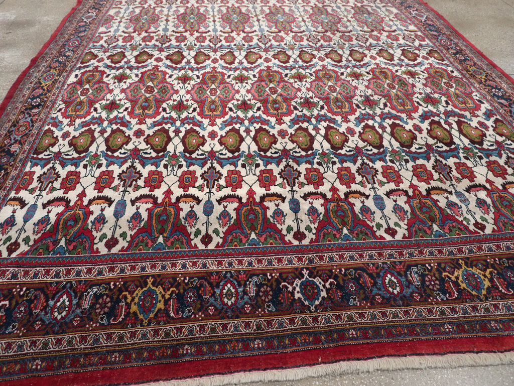 Antique Persian Bidjar Room Size Carpet, No.32260 - Gss