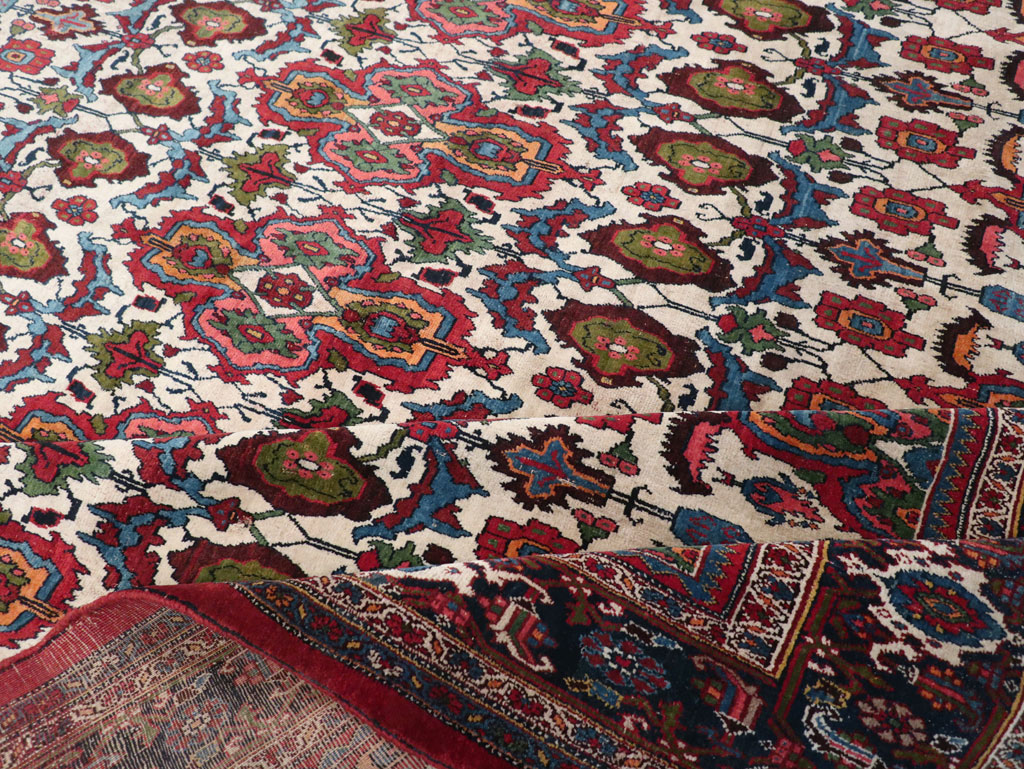 Antique Persian Bidjar Room Size Carpet, No.32260 - Gss