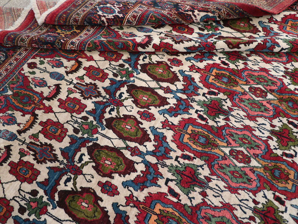 Antique Persian Bidjar Room Size Carpet, No.32260 - Gss